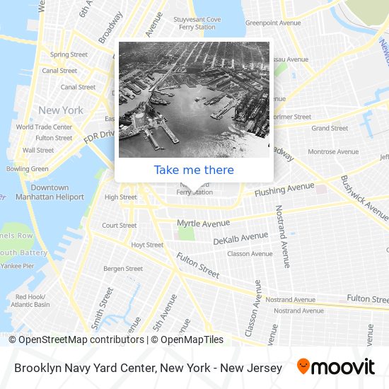 Mapa de Brooklyn Navy Yard Center