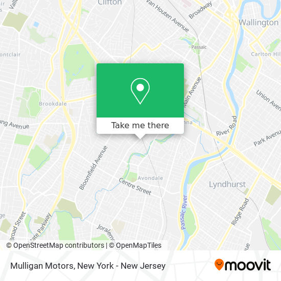 Mulligan Motors map