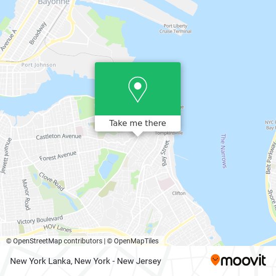 New York Lanka map