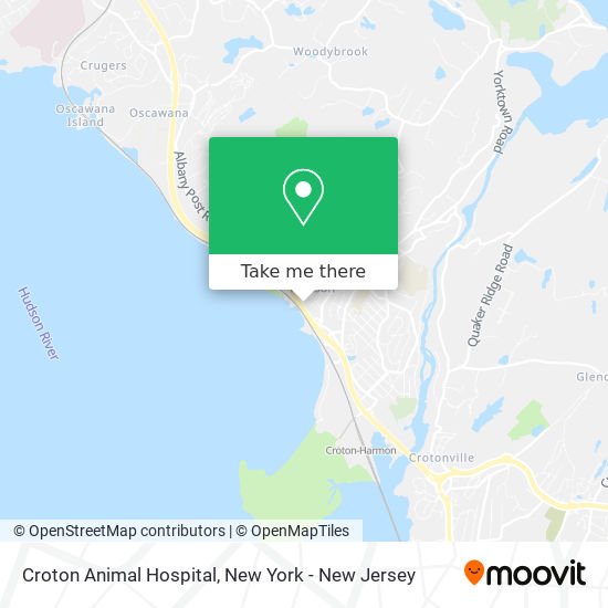 Mapa de Croton Animal Hospital