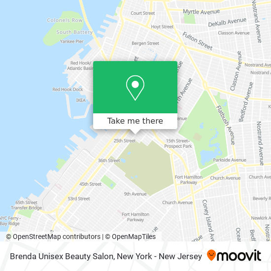 Mapa de Brenda Unisex Beauty Salon