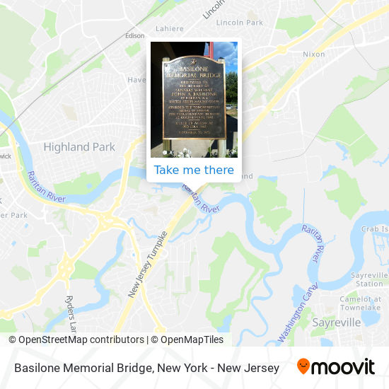 Mapa de Basilone Memorial Bridge