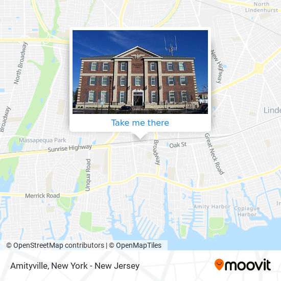 Amityville map