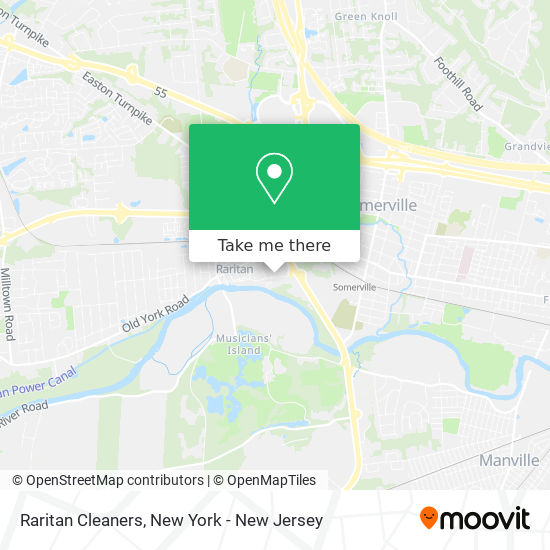 Raritan Cleaners map