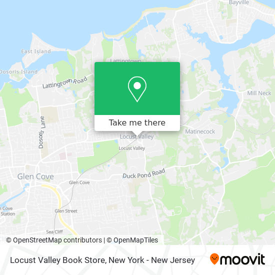 Locust Valley Book Store map