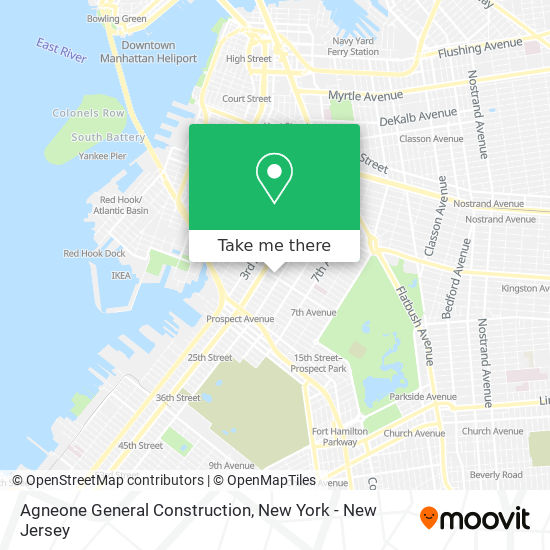 Agneone General Construction map