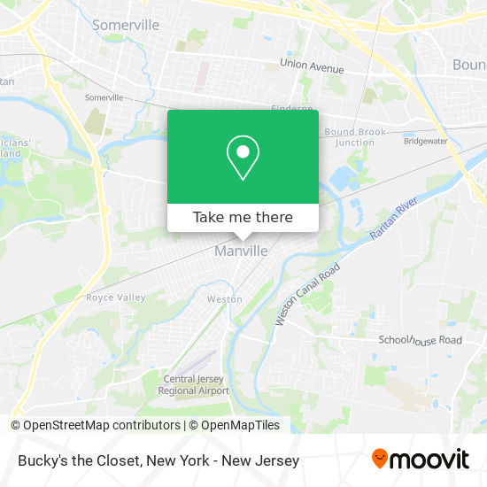 Mapa de Bucky's the Closet
