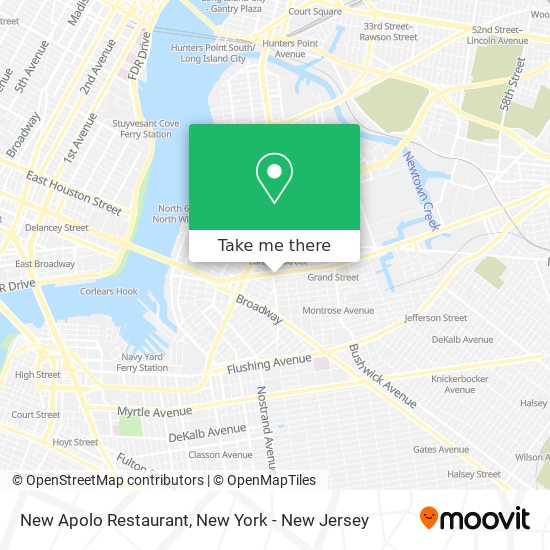 Mapa de New Apolo Restaurant