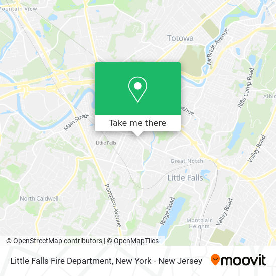 Mapa de Little Falls Fire Department