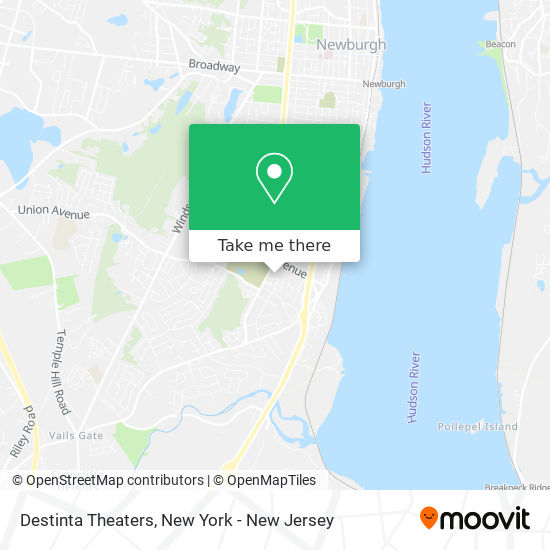 Destinta Theaters map
