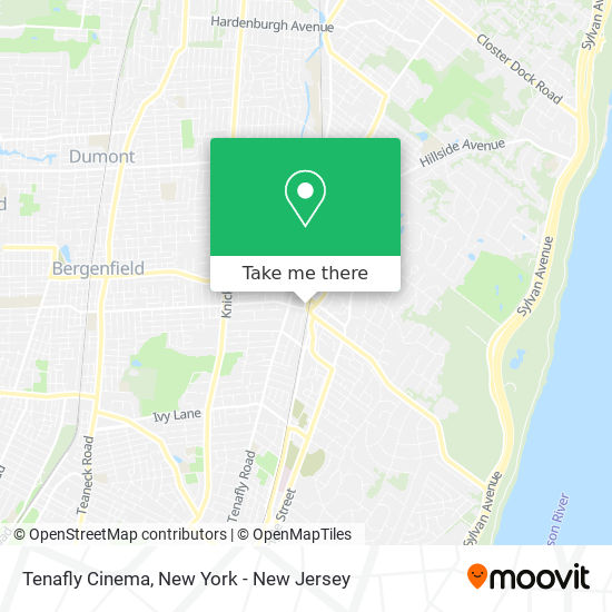 Mapa de Tenafly Cinema