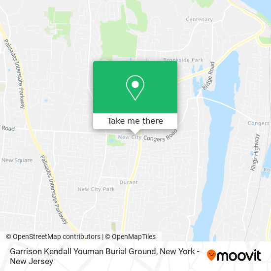 Garrison Kendall Youman Burial Ground map