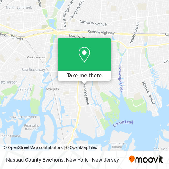 Mapa de Nassau County Evictions