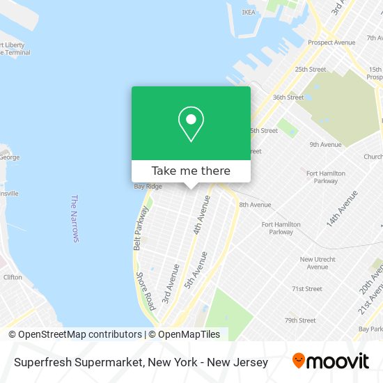 Mapa de Superfresh Supermarket