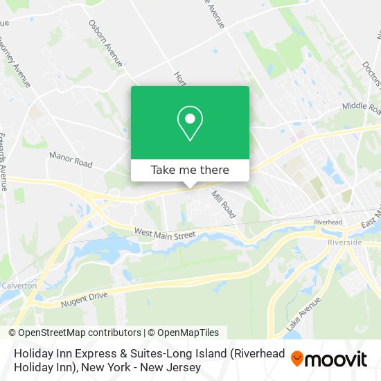 Mapa de Holiday Inn Express & Suites-Long Island (Riverhead Holiday Inn)