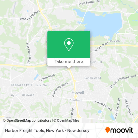 Mapa de Harbor Freight Tools