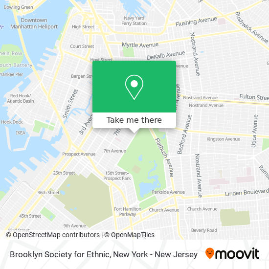 Brooklyn Society for Ethnic map