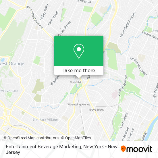 Entertainment Beverage Marketing map