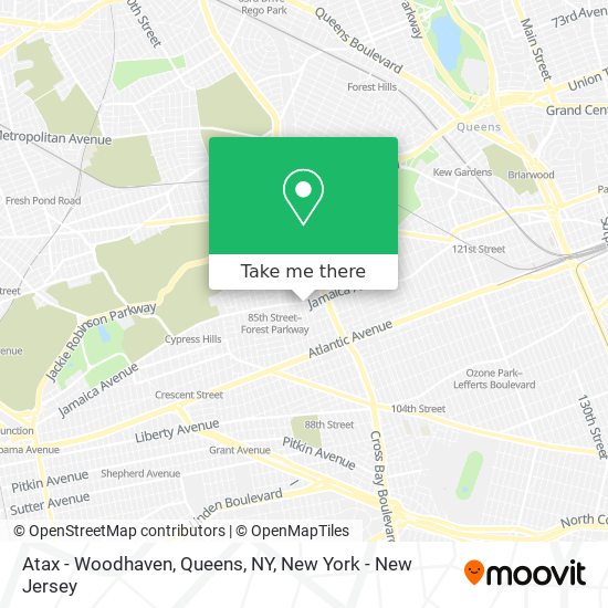 Atax - Woodhaven, Queens, NY map