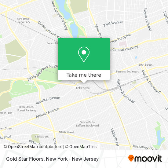 Gold Star Floors map