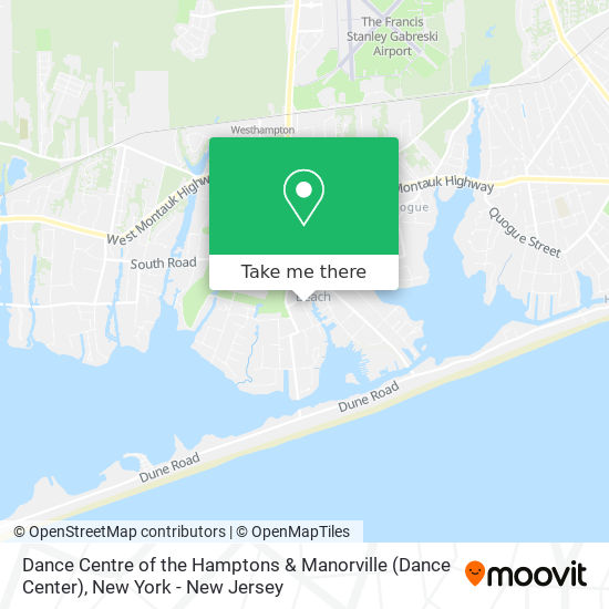Mapa de Dance Centre of the Hamptons & Manorville (Dance Center)