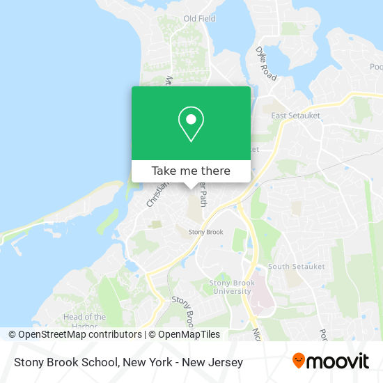 Stony Brook School map