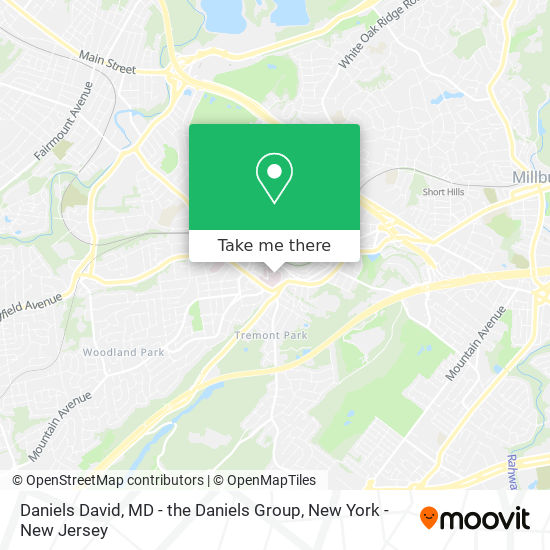 Daniels David, MD - the Daniels Group map