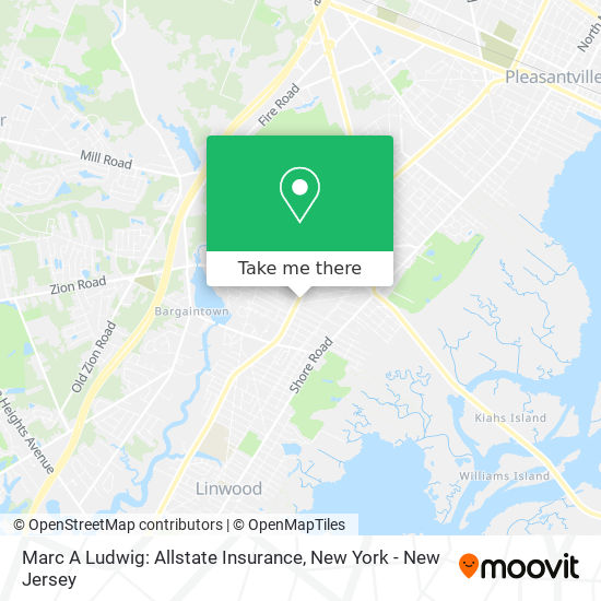 Marc A Ludwig: Allstate Insurance map