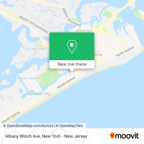 Albany Winch Ave map