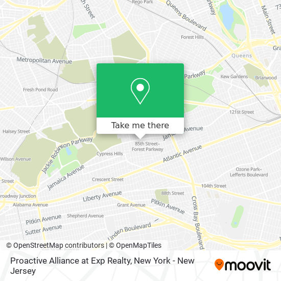 Proactive Alliance at Exp Realty map