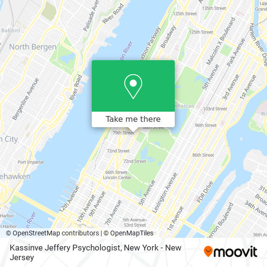 Mapa de Kassinve Jeffery Psychologist