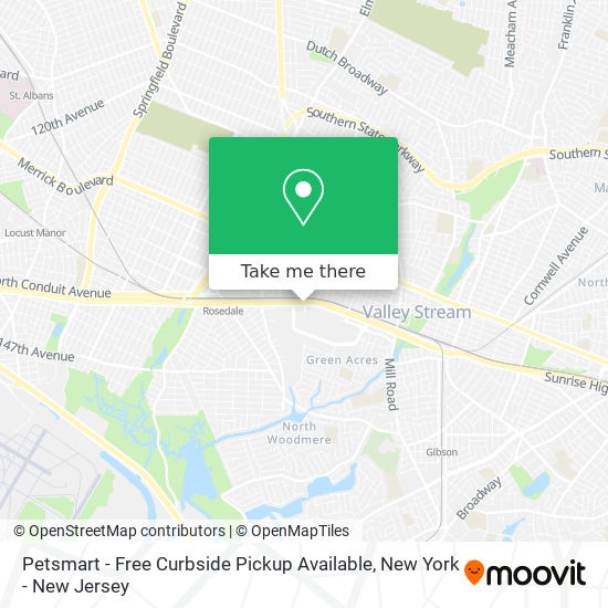 Petsmart - Free Curbside Pickup Available map