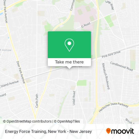 Energy Force Training map