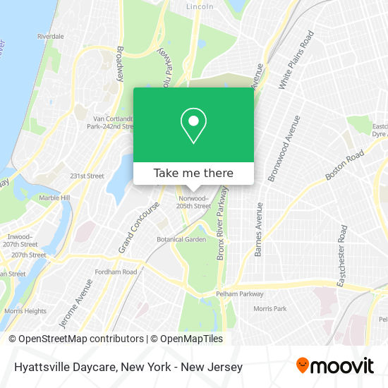 Hyattsville Daycare map