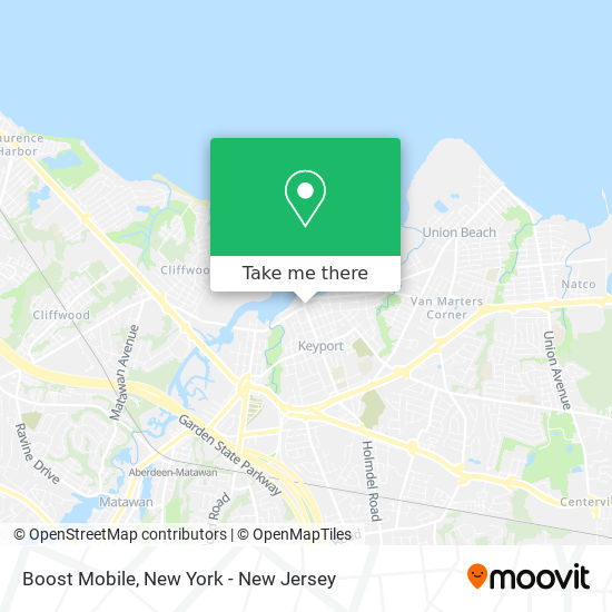 Mapa de Boost Mobile