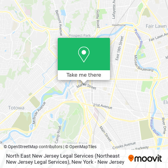Mapa de North East New Jersey Legal Services (Northeast New Jersey Legal Services)