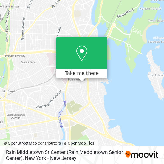 Mapa de Rain Middletown Sr Center (Rain Meddletown Senior Center)