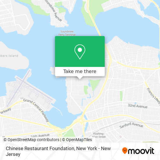 Mapa de Chinese Restaurant Foundation