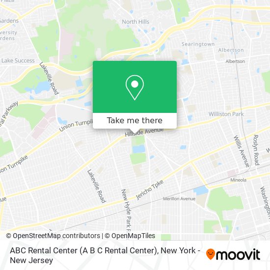 Mapa de ABC Rental Center (A B C Rental Center)