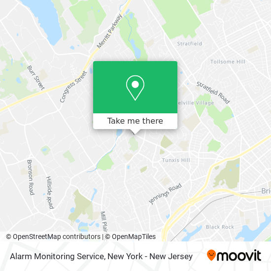 Alarm Monitoring Service map