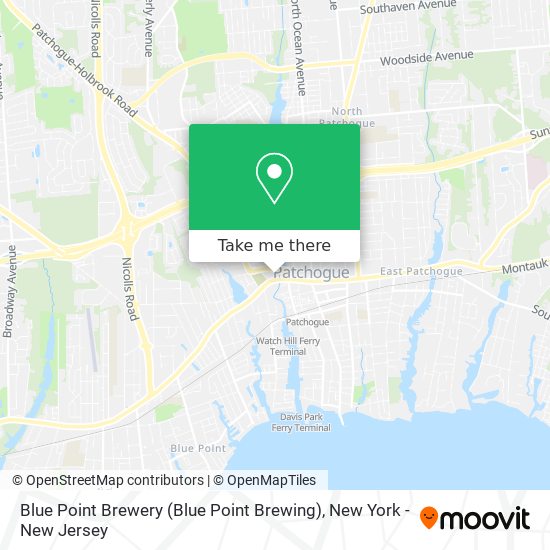 Mapa de Blue Point Brewery (Blue Point Brewing)