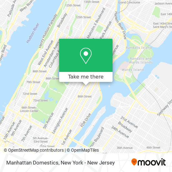 Mapa de Manhattan Domestics