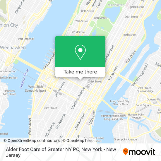 Mapa de Alder Foot Care of Greater NY PC