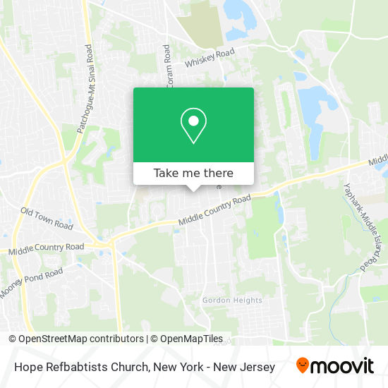 Mapa de Hope Refbabtists Church