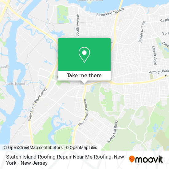 Mapa de Staten Island Roofing Repair Near Me Roofing