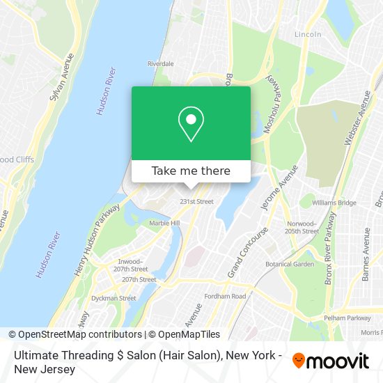 Ultimate Threading $ Salon (Hair Salon) map