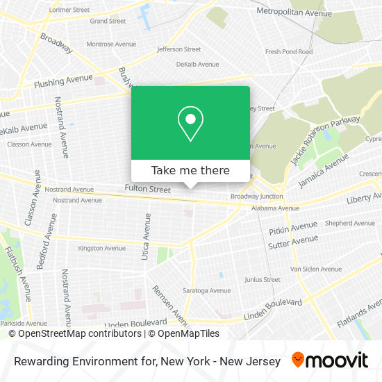 Mapa de Rewarding Environment for