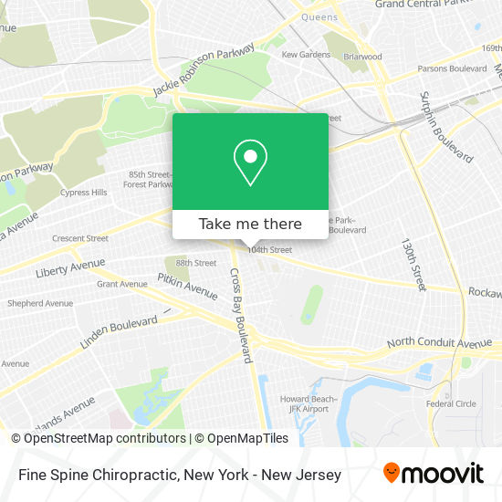 Fine Spine Chiropractic map