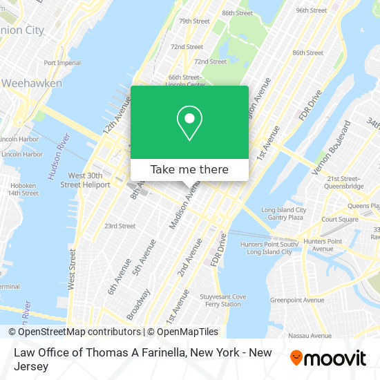 Mapa de Law Office of Thomas A Farinella