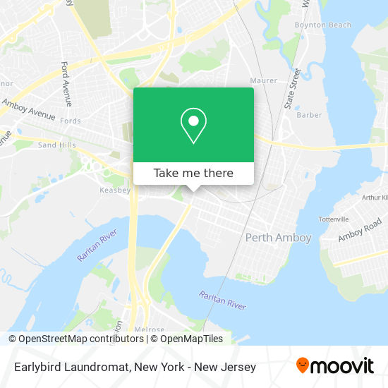 Mapa de Earlybird Laundromat